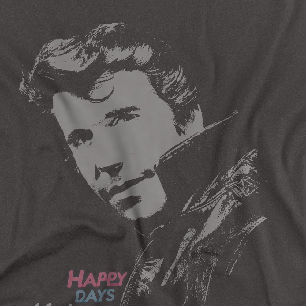 Happy Days Cool Stampa Grafica T-Shirt Maniche Lunghe  