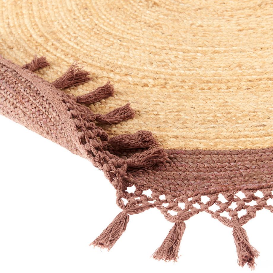 Beliani Tapis en Jute  MARTS  