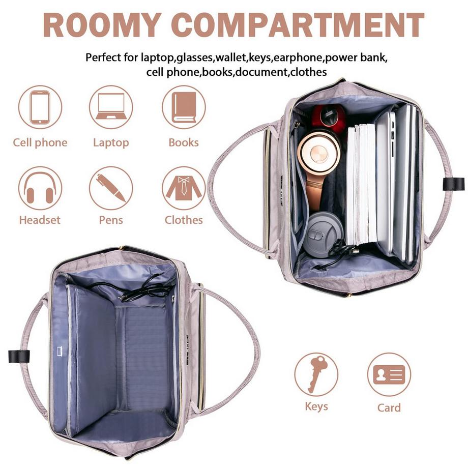 Only-bags.store Laptopfach Schulrucksack  