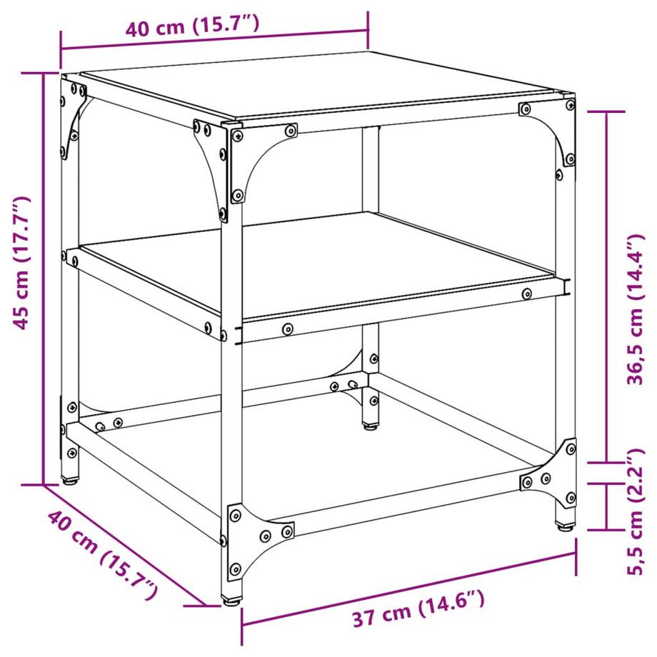 VidaXL Couchtisch holzwerkstoff  