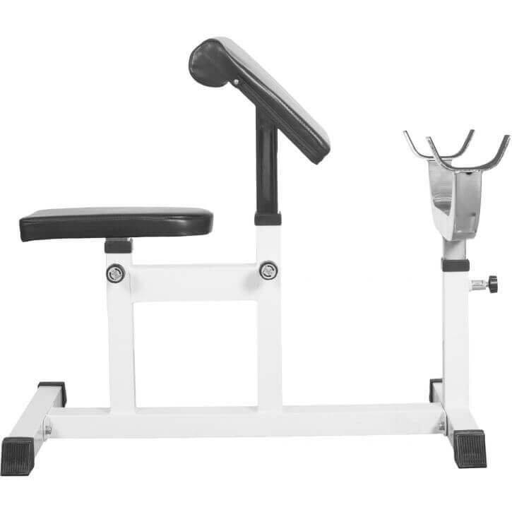 Gorilla Sports  BANC DE MUSCULATION CURL | MUSCULATION | BLANC 