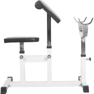 Gorilla Sports  BANC DE MUSCULATION CURL | MUSCULATION | BLANC 