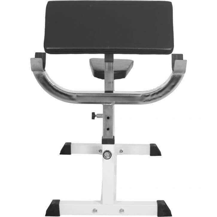 Gorilla Sports  BANC DE MUSCULATION CURL | MUSCULATION | BLANC 