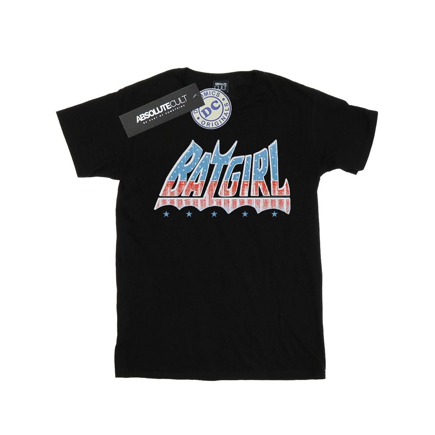 DC COMICS  Batgirl American Logo TShirt 