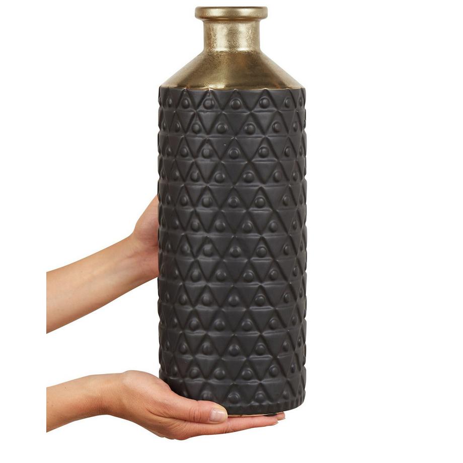 Beliani Vase décoratif en Grès Glamour ARSIN  