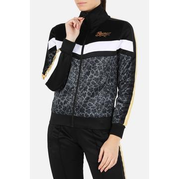 High Neck Color Block Full Zip