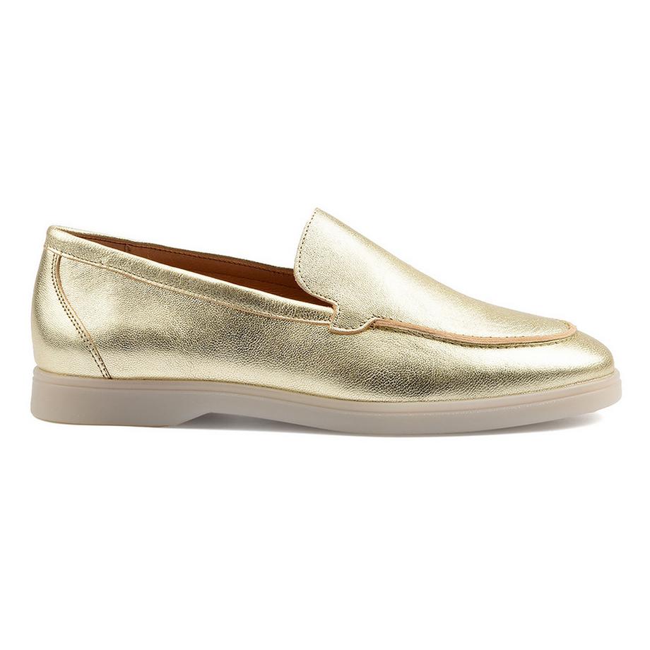 Andrea Sabatini Lilia Mocassini in Pelle Metallizzata  