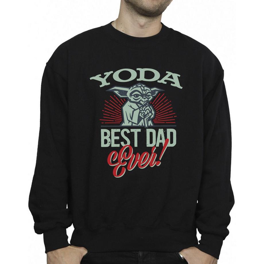 STAR WARS Mandalorian Dad Grafikdruck Sweatshirt  