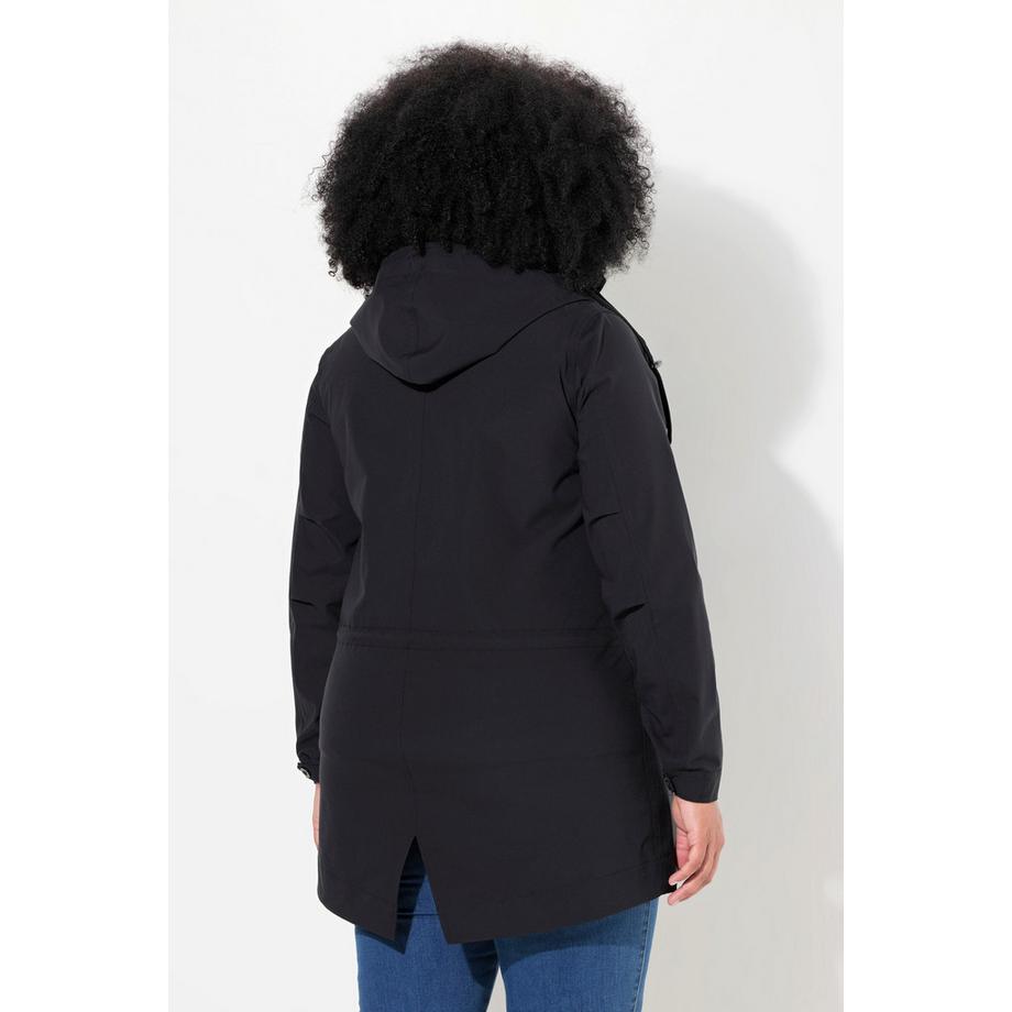 Ulla Popken Veste Fonctionnelle 3-en-1 Coupe Évasée avec Gilet Matelassé et Capuche  