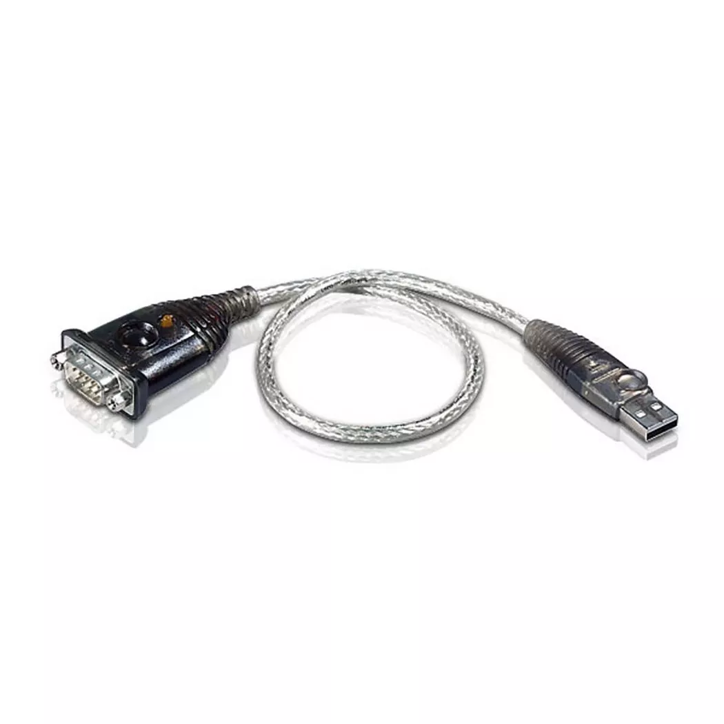 Nedis - USB 2.0 Kabel USB A Stecker - DB9 Stecker 0,35 m Grau, Schwarz, 4X180CM