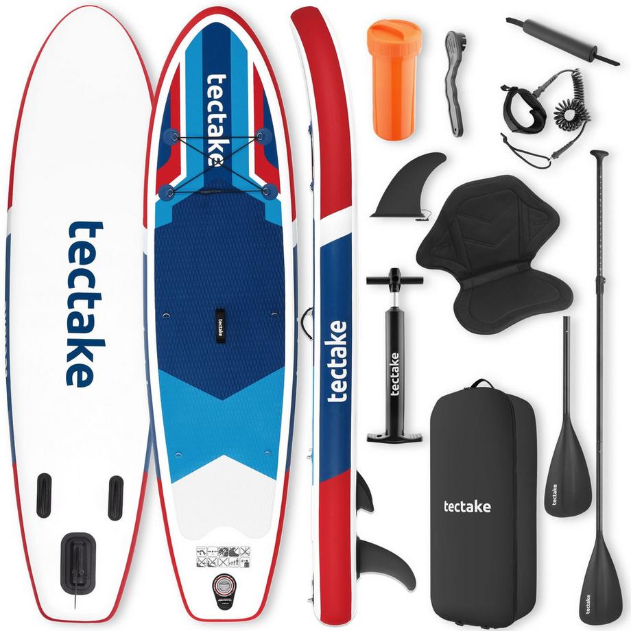 Planche de stand-up paddle  2-en-1 en matériau Drop-Stitch