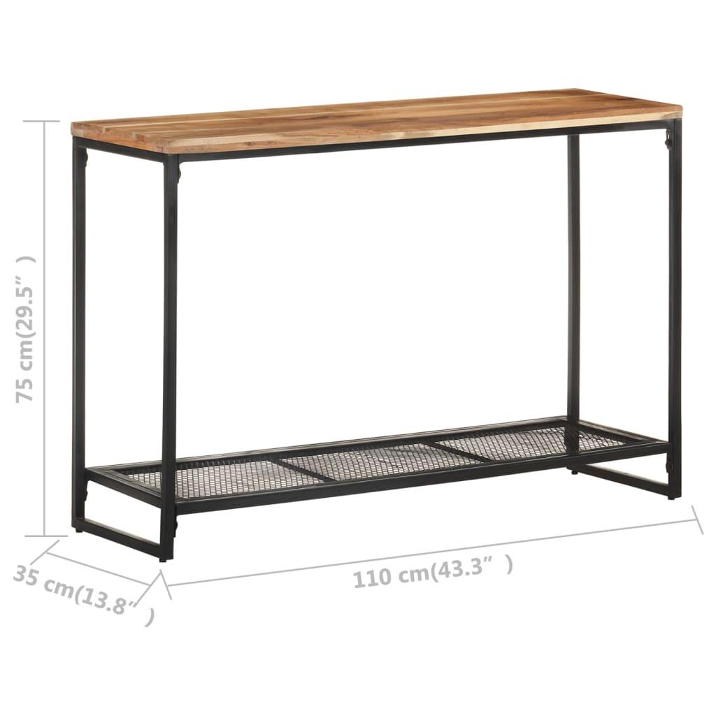 VidaXL Table console bois d'acacia  