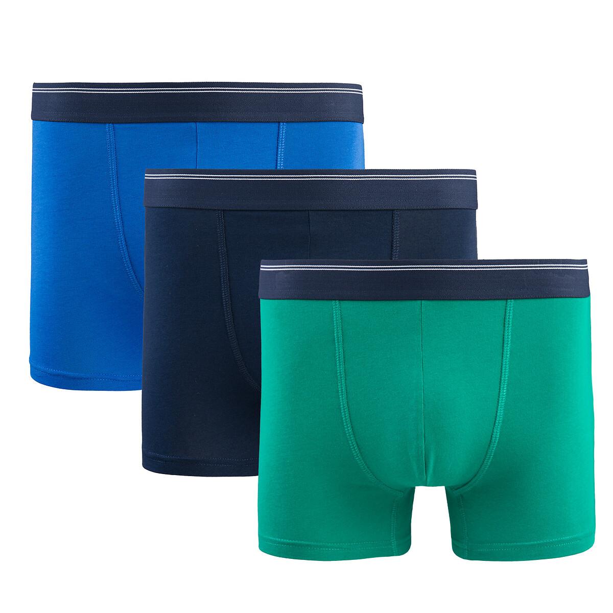 La Redoute Collections  Lot de 3 boxers unis 