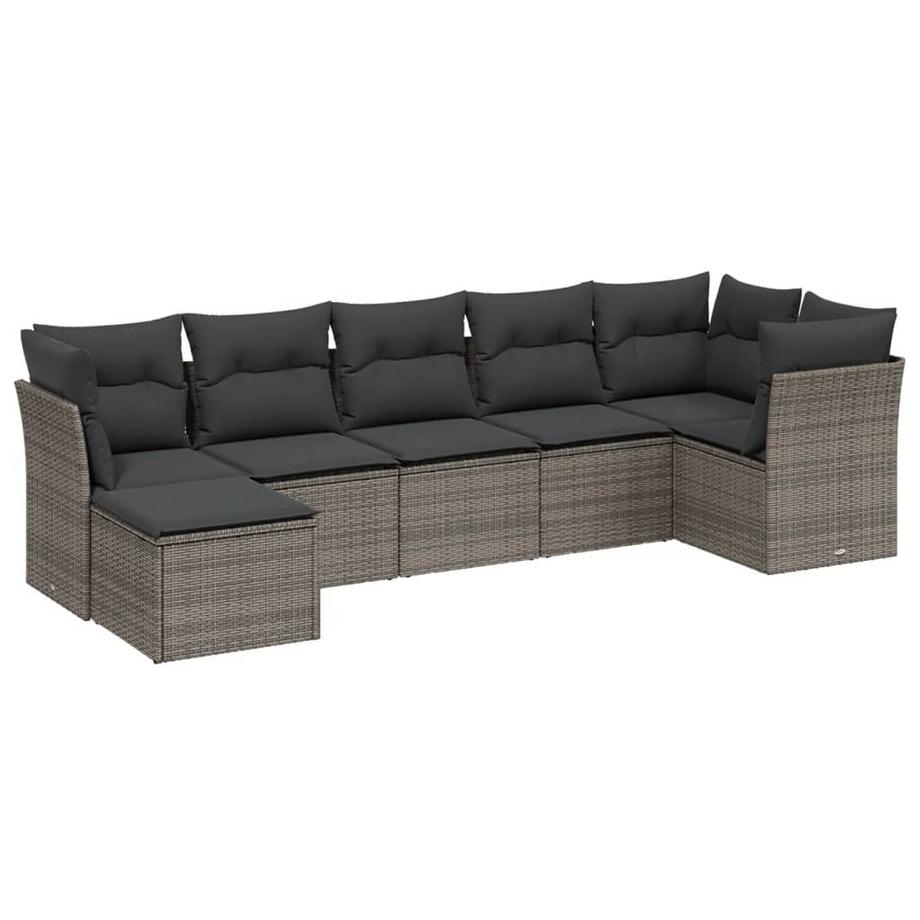 set divano da giardino Polirattan