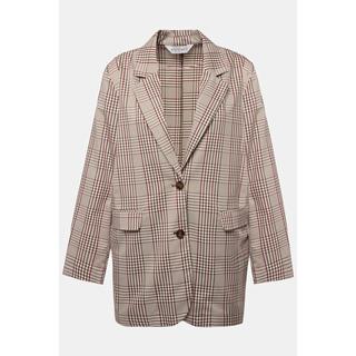 Studio Untold  Blazer dal taglio oversize con quadri, revers e maniche lunghe 