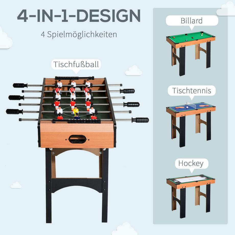 HOMCOM  Table multi-jeux 