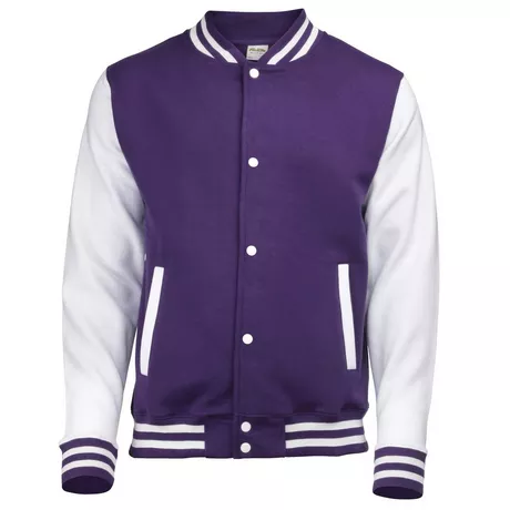 AWDis Jacke Varsity  Lilla
