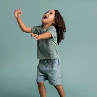 Swim Essentials  Badehose Jungs 7480 Green Leopard 