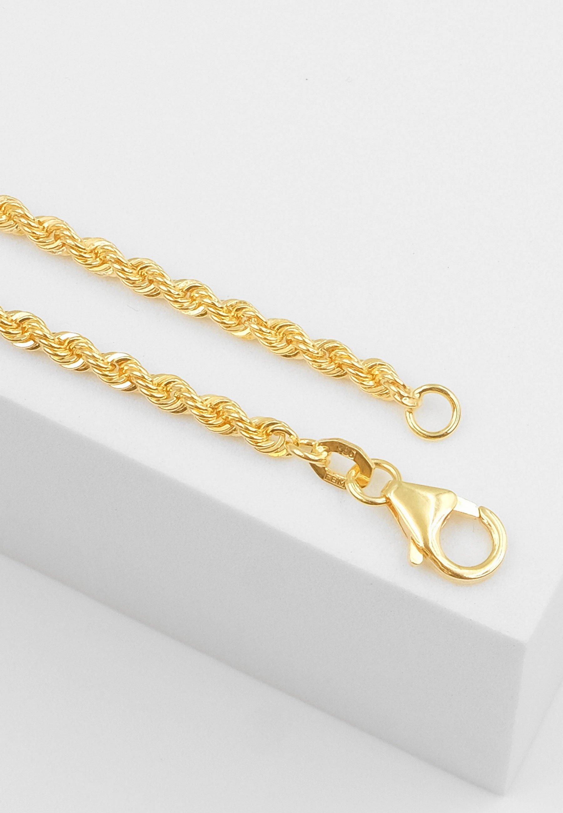 MUAU Schmuck  Collier Cordel Gelbgold 750, 2.7mm, 45cm 