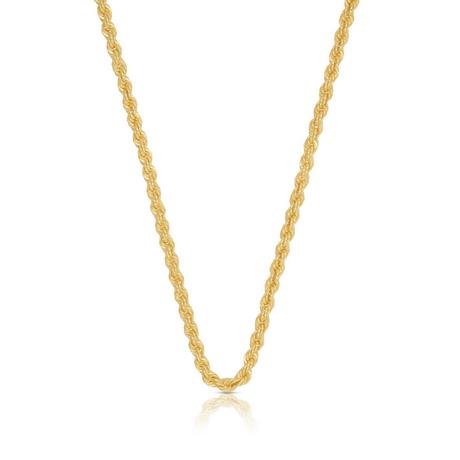 MUAU Schmuck  Collier Cordel Gelbgold 750, 2.7mm, 45cm 
