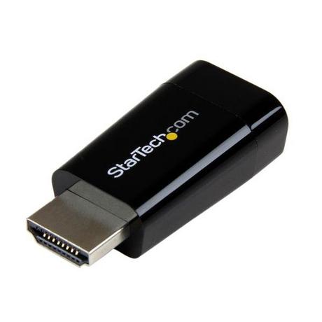 STARTECH.COM  StarTech.com Adaptateur Compact HDMI vers VGA - Idéal pour Chromebook, Ultrabook et PC portable - 1920 x 1280 / 1080p 