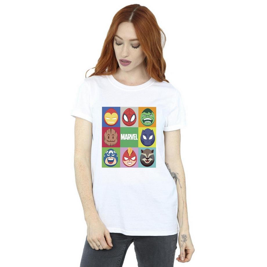 MARVEL Avengers Character Faces T-Shirt  