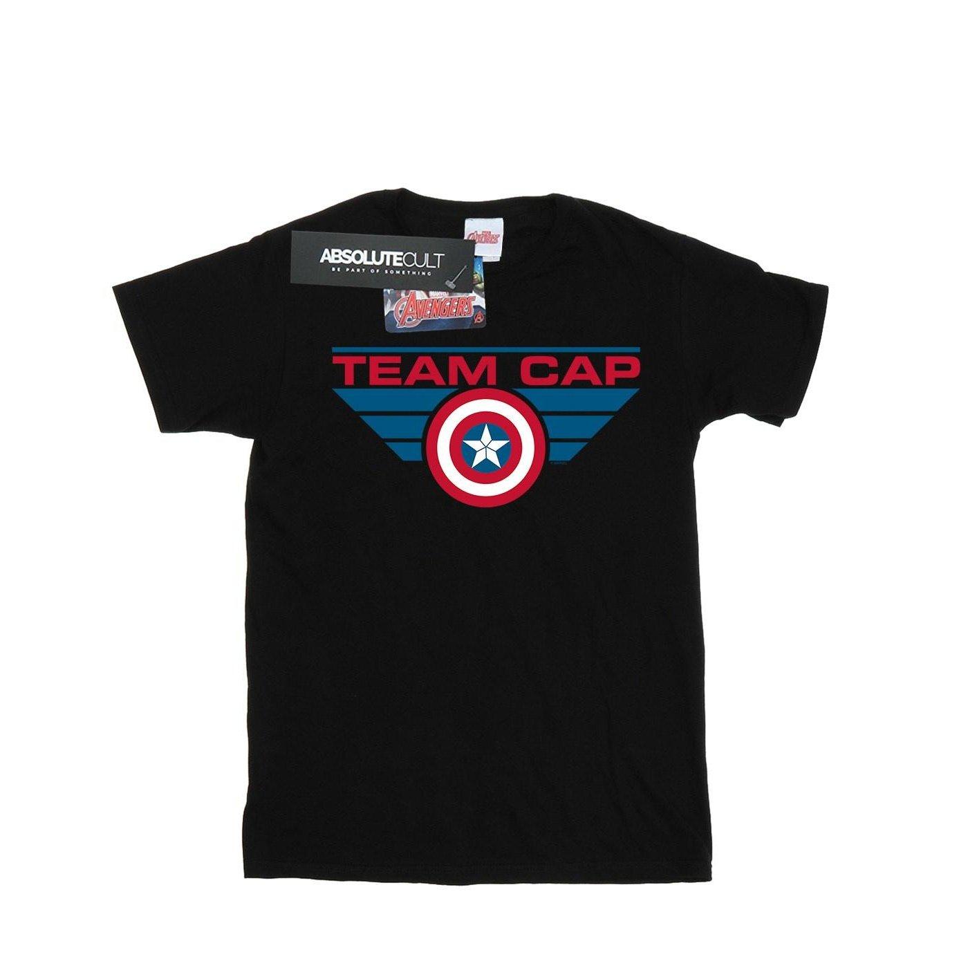 MARVEL  Civil War Team Cap TShirt 