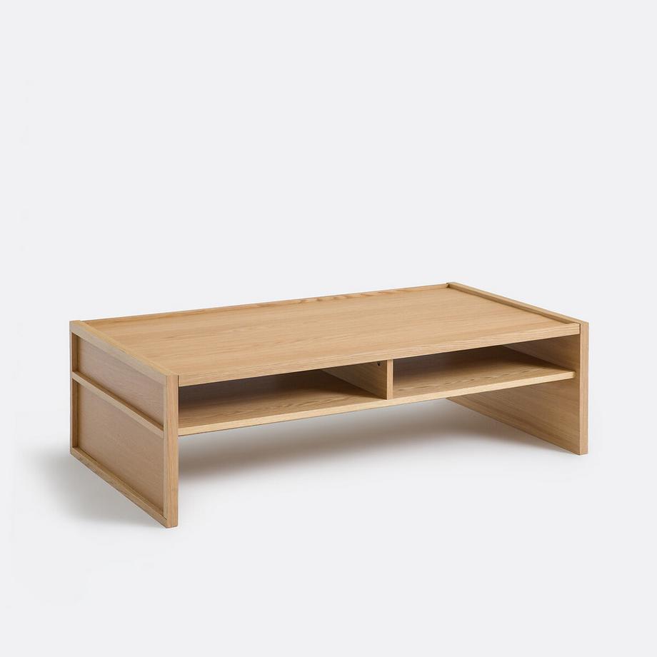 Table basse double plateau