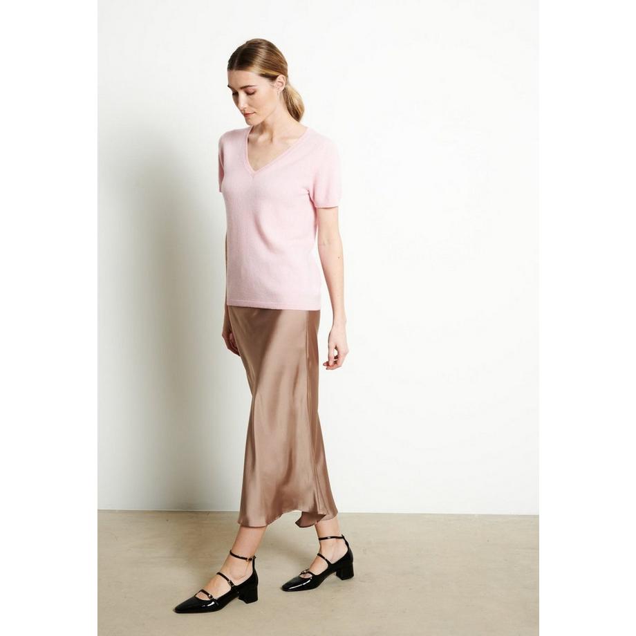 Studio Cashmere8 LILLY 14 Maglia Scollo a V Maniche Corte  