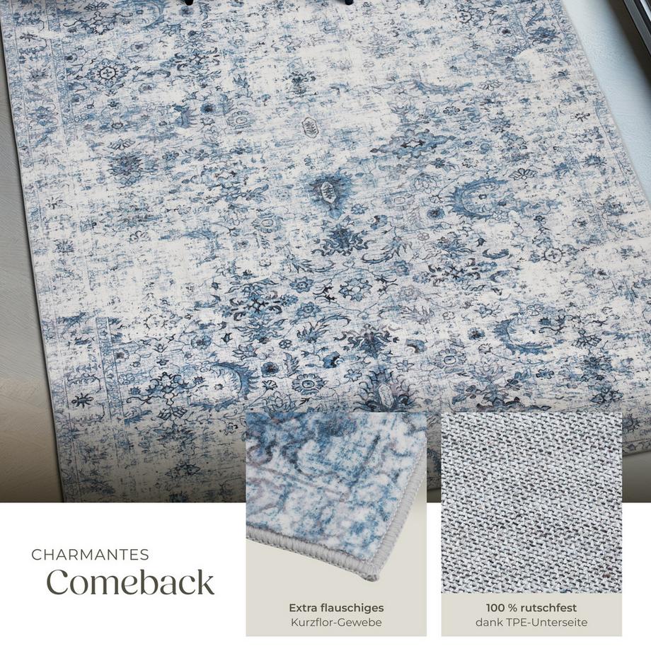 Tectake Tappeto designer vintage Amara diverse dimensioni  