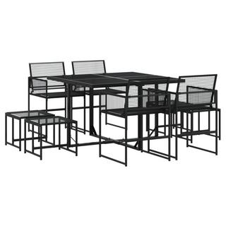 VidaXL set da pranzo da giardino Polirattan  