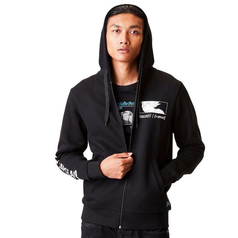 Capslab Dragon Ball Z Vegeta Felpa con cappuccio e zip  