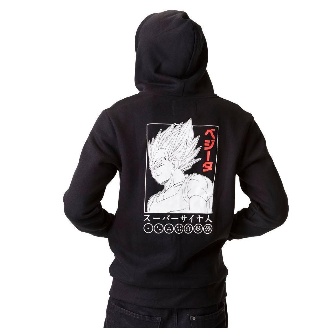 Capslab Dragon Ball Z Vegeta Sweatshirt à capuche avec zip  