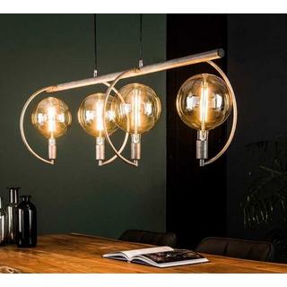 mutoni Lampada a sospensione Chop XL 4 luci finitura argento antico  