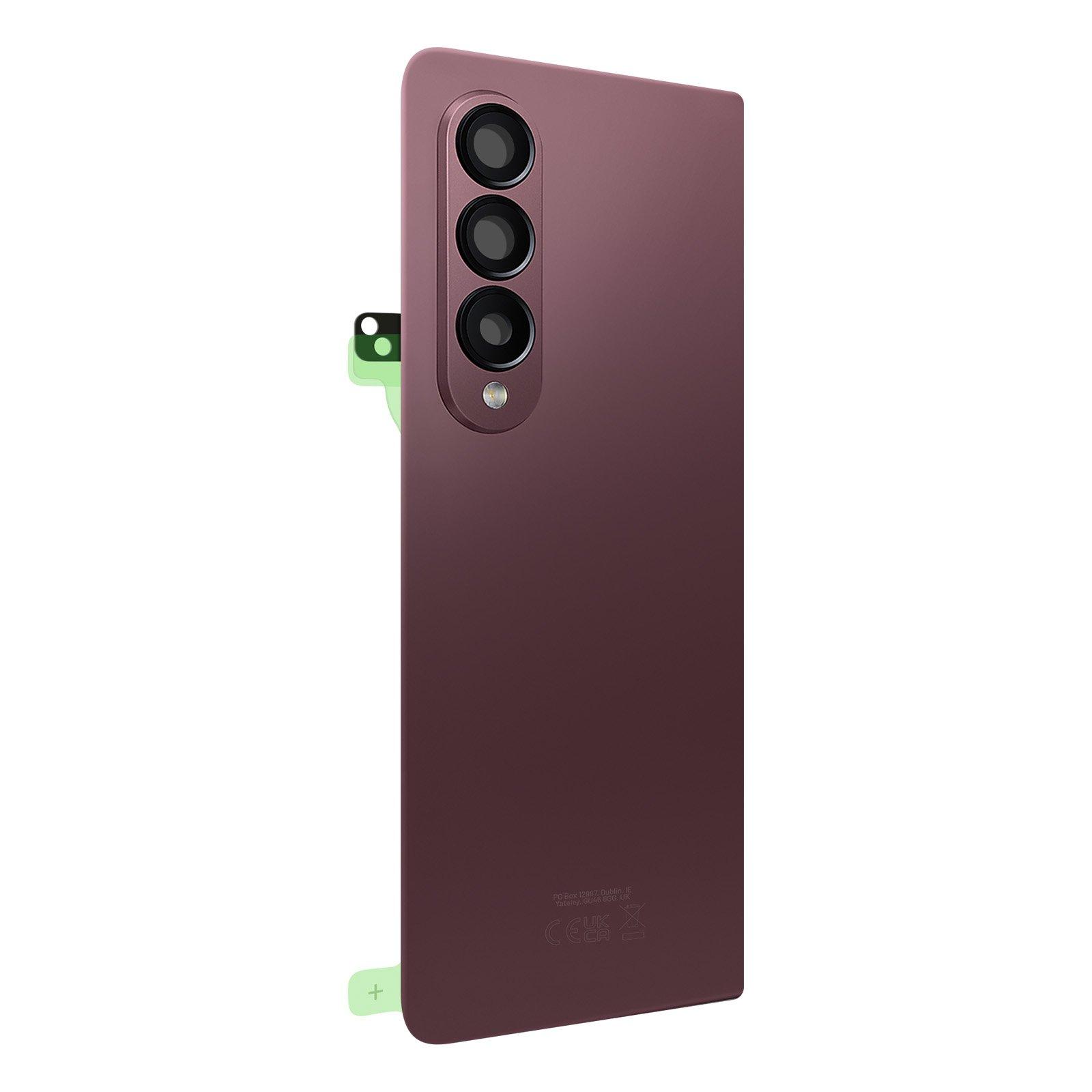 SAMSUNG  Akkudeckel Samsung Z Fold4 Burgundy 