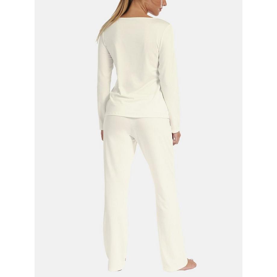 Lisca Liv Mariage Top Maniche Lunghe e Pantaloni Pigiama Set  