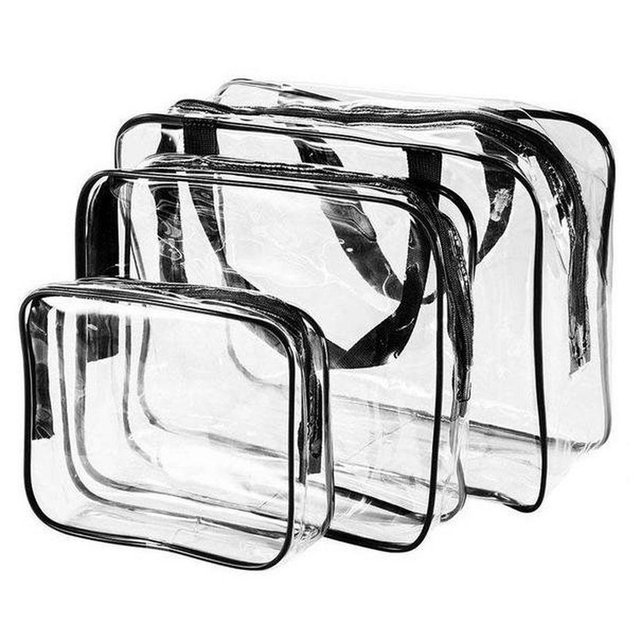 eStore  Transparent schminktasche, 3-pack 