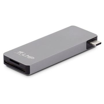 18118 replicatore di porte e docking station per laptop USB 3.2 Gen 1 (3.1 Gen 1) Type-C Grigio