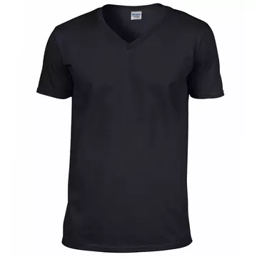 Soft Style VNeck Short Sleeve T-Shirt