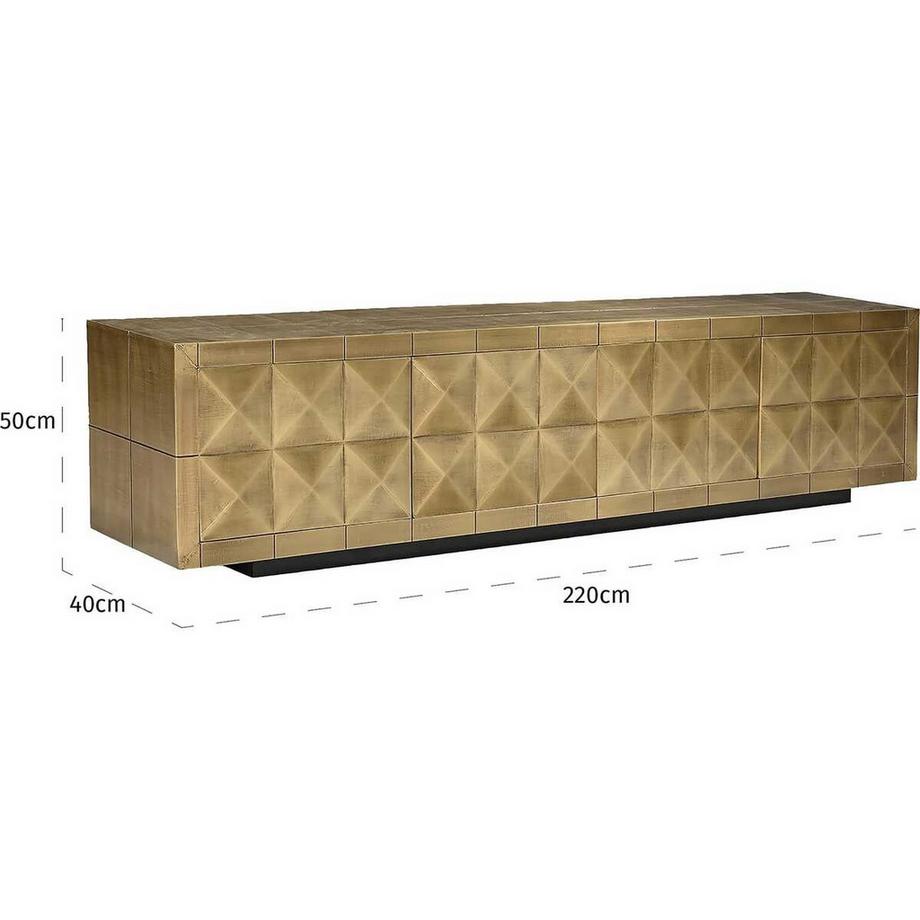 mutoni TV-Möbel Collada gold 220  