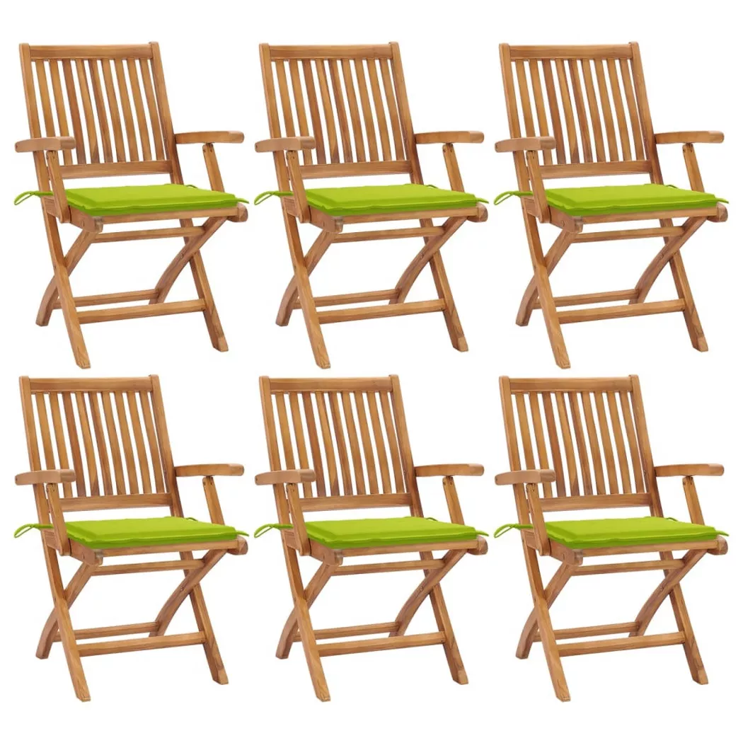 VidaXL - Chaise de jardin bois, One Size, Vert