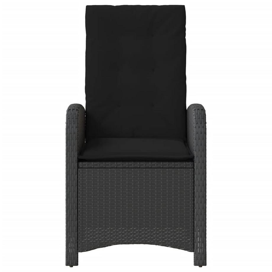 VidaXL Chaise de jardin inclinable rotin synthétique  