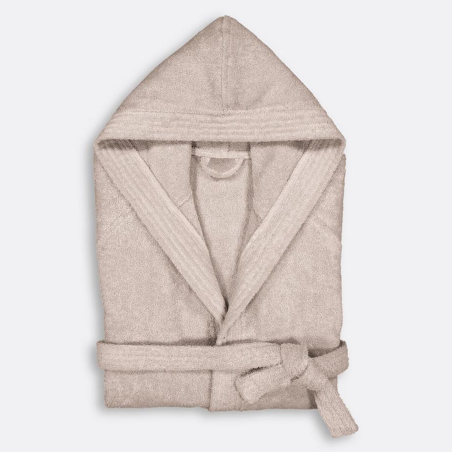 Peignoir capuche éponge bouclette 450 g/m2