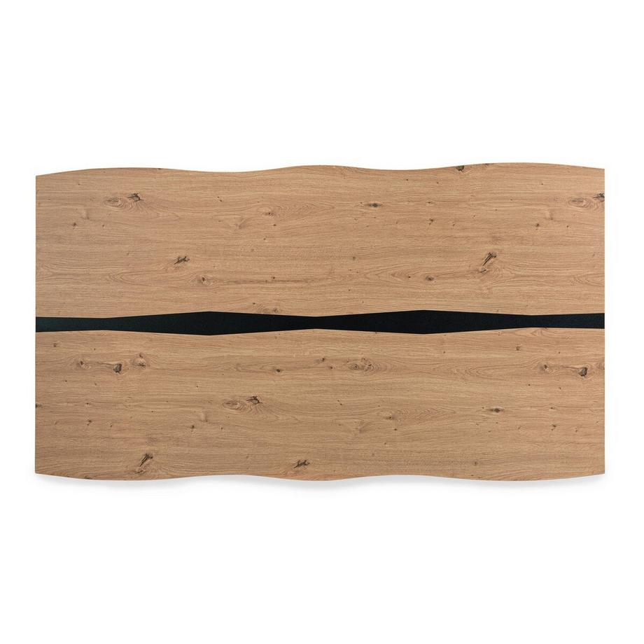 mutoni Table Melys nature-noir 160x75  