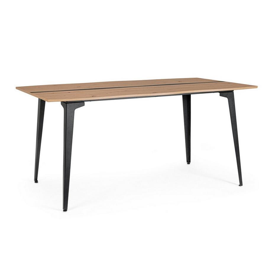mutoni Table Melys nature-noir 160x75  