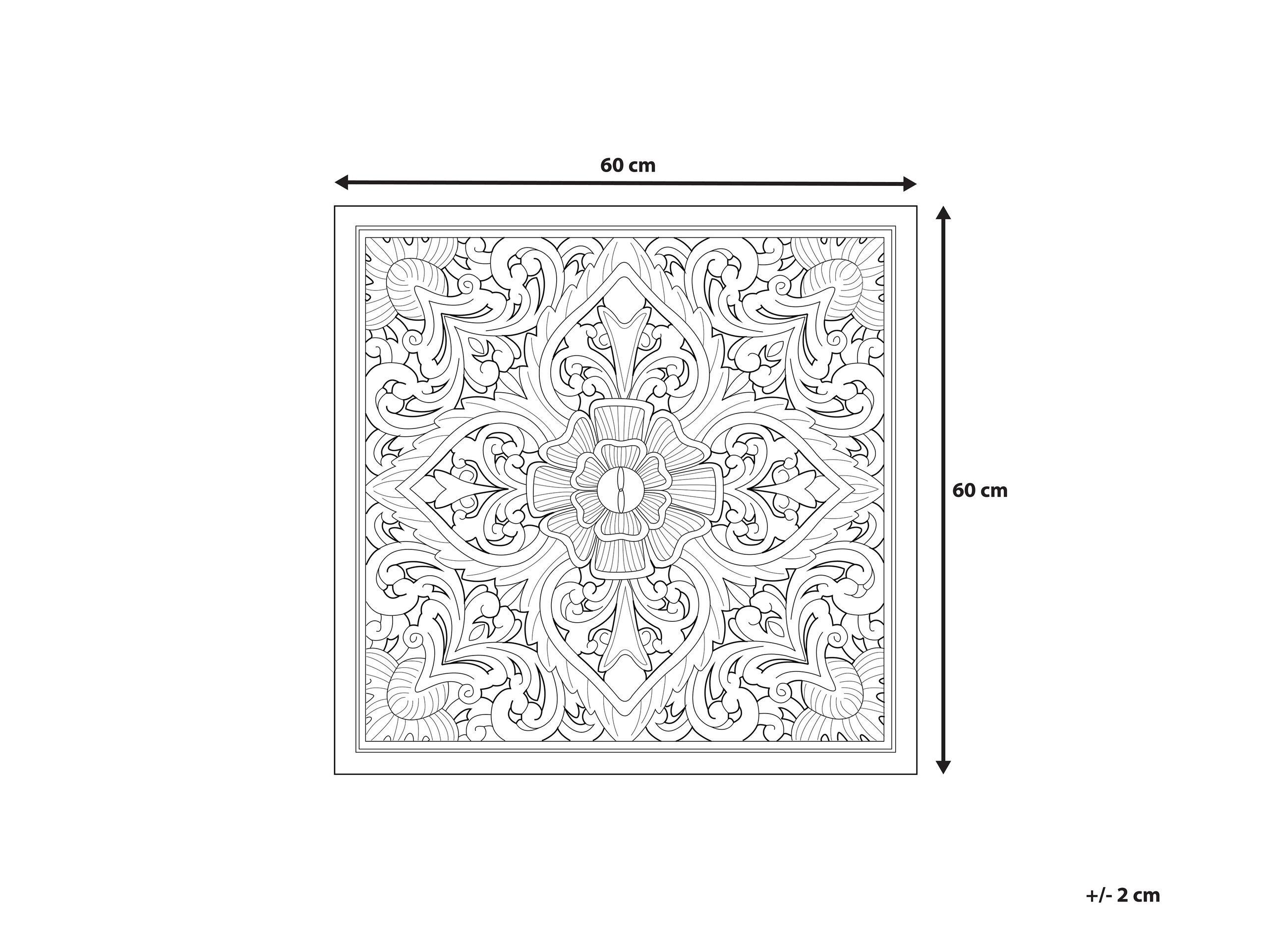 Beliani Décoration murale en MDF Rétro YONORA  