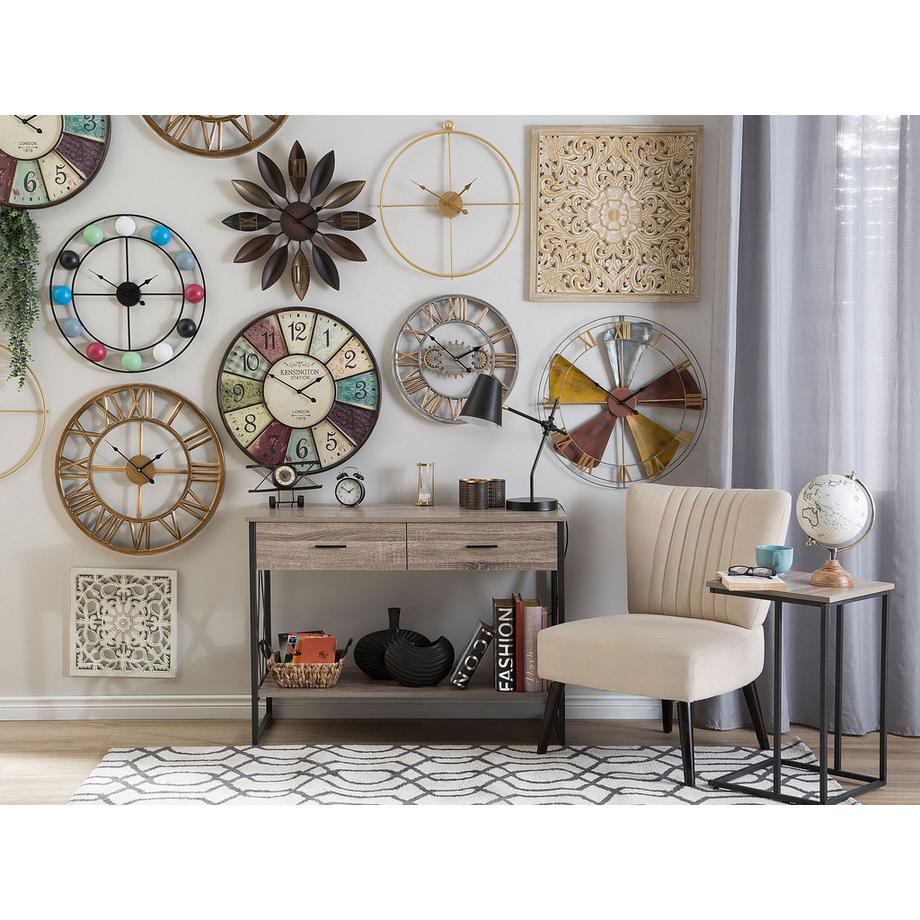 Beliani Wandobjekt aus MDF-Platte Retro YONORA  