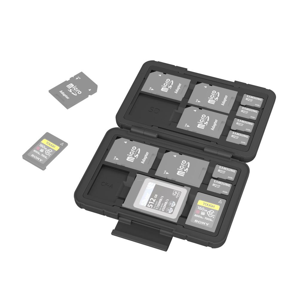 Smallrig  SmallRig 3192 logement pour carte mémoire 15 cartes Polycarbonate (PC), Silicone Noir 