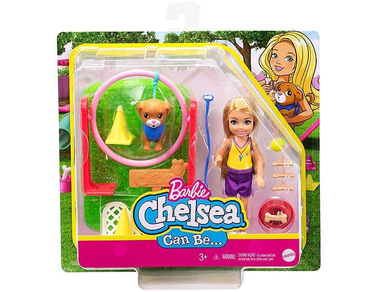 Barbie  Chelsea Hundetrainerin-Spielset mit Puppe 