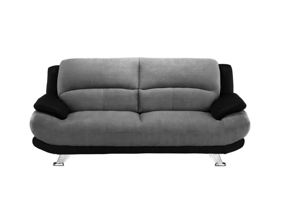 Vente-unique Sofa 3Sitzer Microfaser MUSKO  